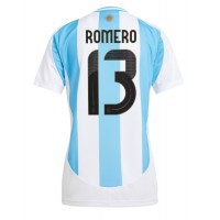 Echipament fotbal Argentina Cristian Romero #13 Tricou Acasa Copa America 2024 pentru femei maneca scurta